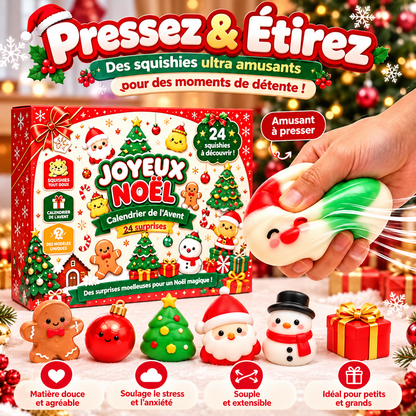 🎁 Calendrier de l’Avent Squishy – 24 Surprises de Noël
