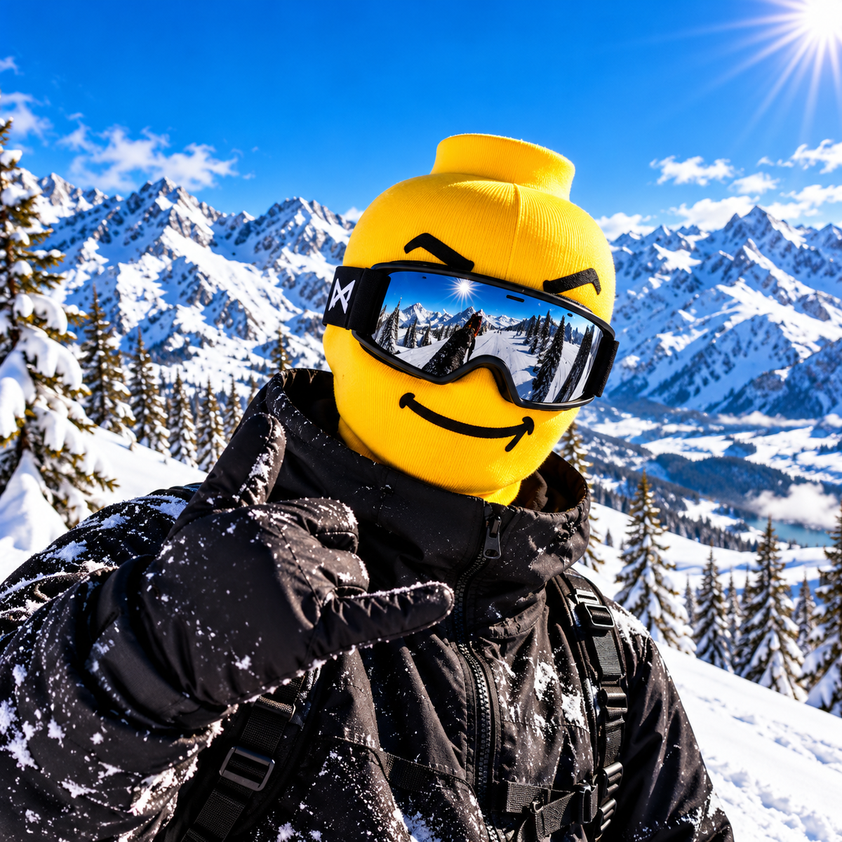 GRIMZ® — Cagoule Emoji Snowboard & Ski