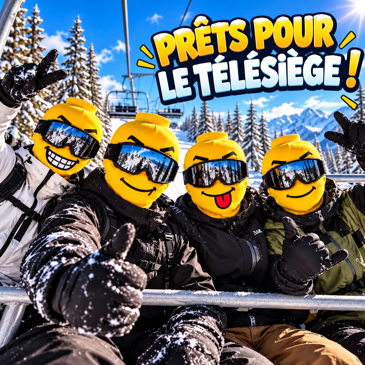 GRIMZ® — Cagoule Emoji Snowboard & Ski