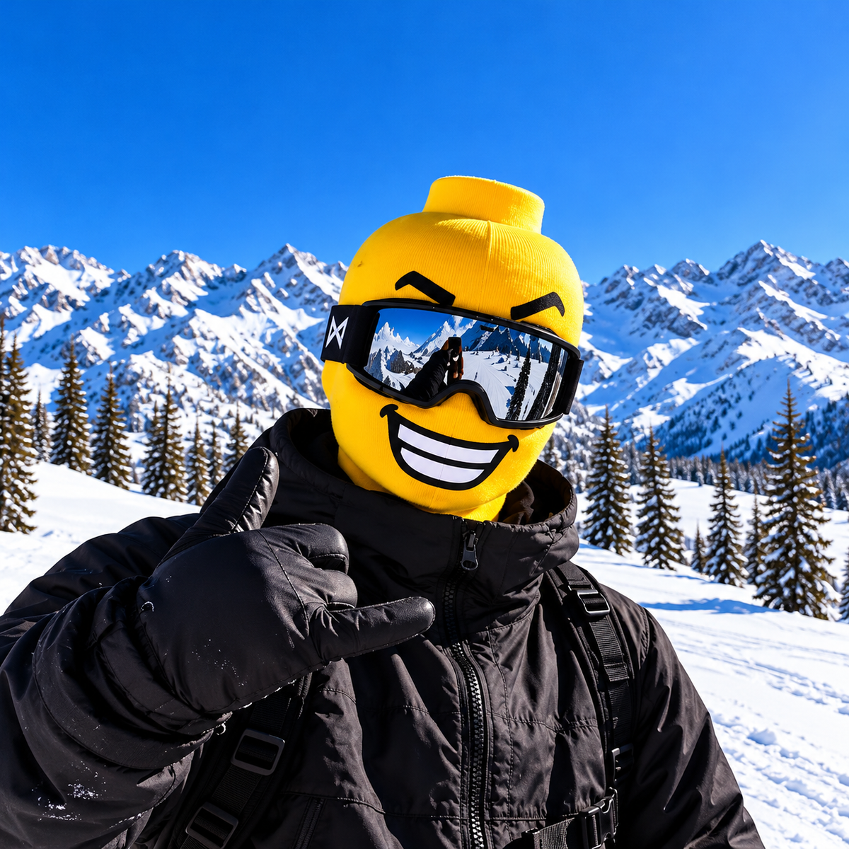 GRIMZ® — Cagoule Emoji Snowboard & Ski