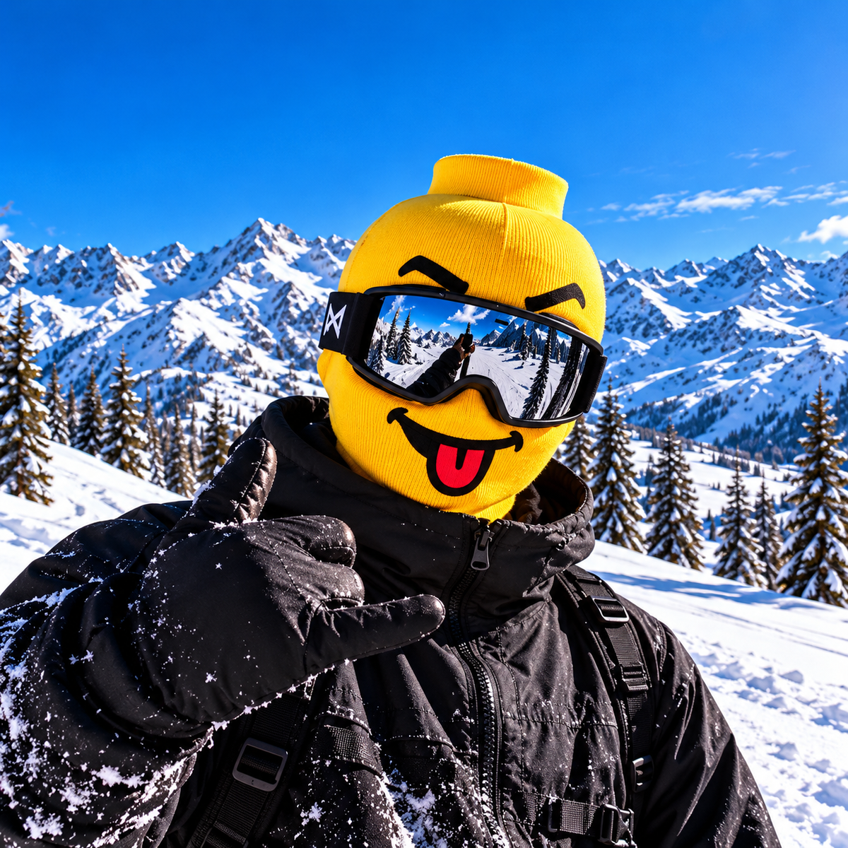 GRIMZ® — Cagoule Emoji Snowboard & Ski