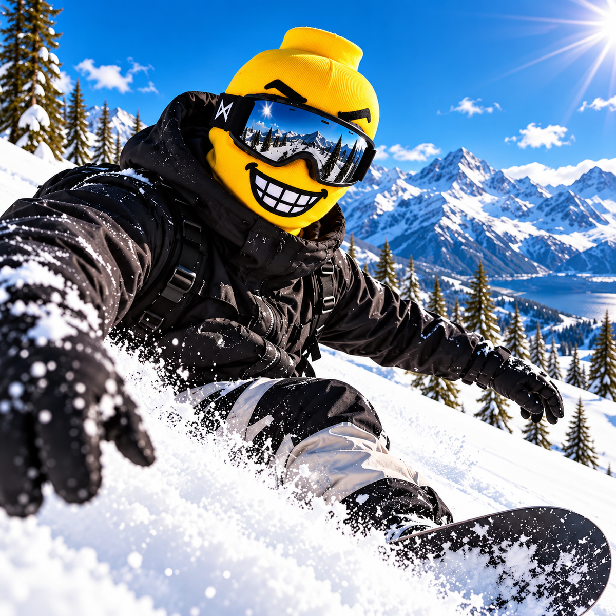 GRIMZ® — Cagoule Emoji Snowboard & Ski