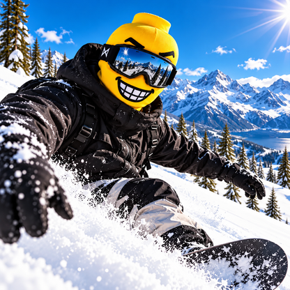 GRIMZ® — Cagoule Emoji Snowboard & Ski
